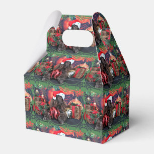 Christmas - Poodle - Bix Favour Box
