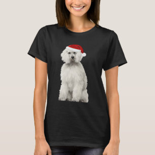 Christmas Poodle Christmas Tree Dog Puppy Watercol T-Shirt