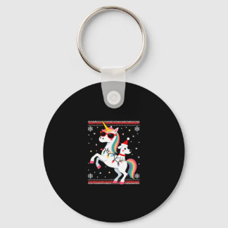 Christmas Poodle Unicorn Sunglasses Poodles T-Shir Key Ring
