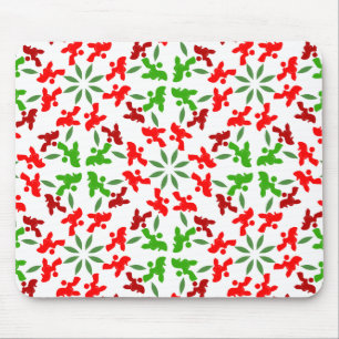 Christmas Poodles Mouse Mat