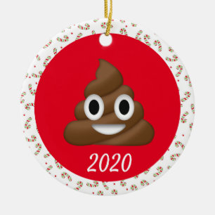Christmas Poop Covid Funny 2020 Ceramic Tree Decoration