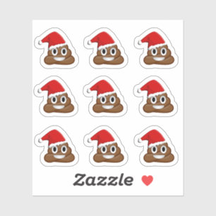 Christmas poop emojis