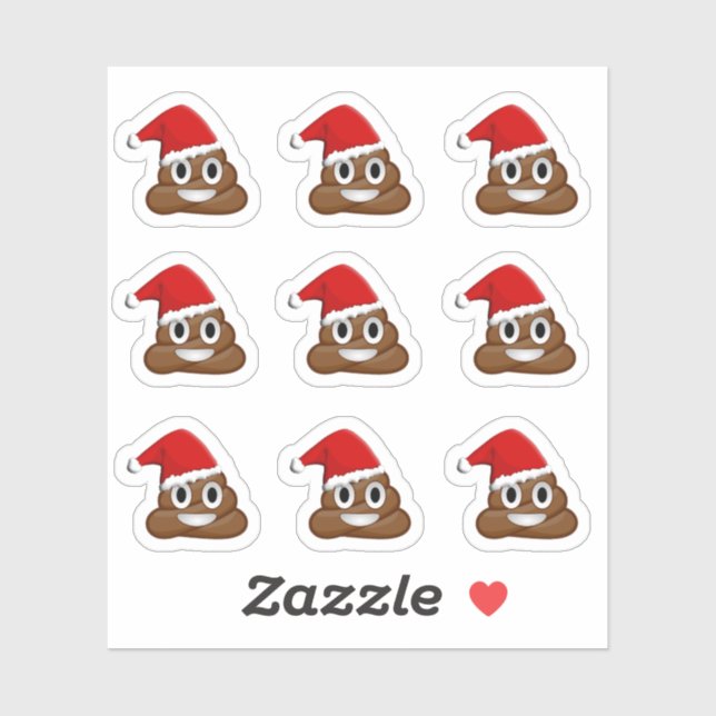 Christmas poop emojis (Sheet)