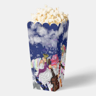 Christmas Popcorn Box Happy Gnome Music Band