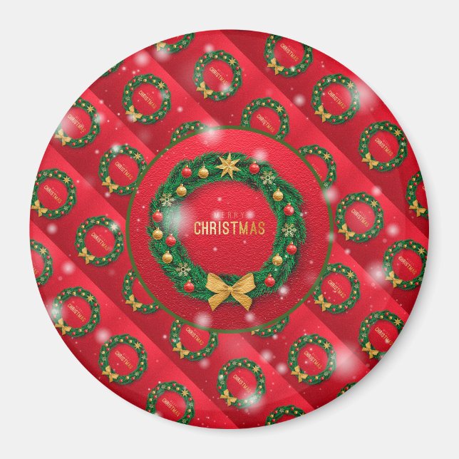 Christmas Popular Holiday Gift Magnet (Front)