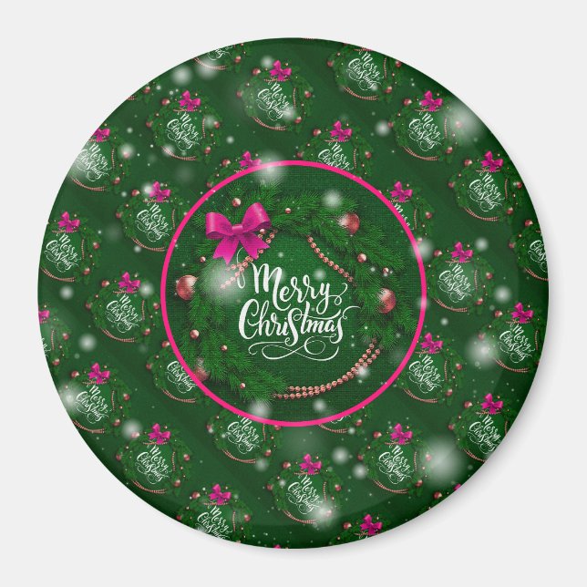 Christmas Popular Holiday Gift Magnet (Front)