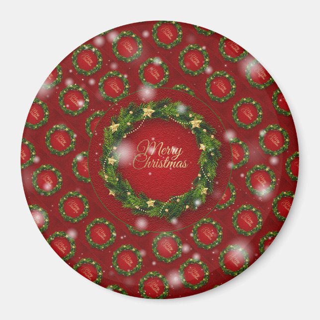 Christmas Popular Holiday Gift Magnet (Front)