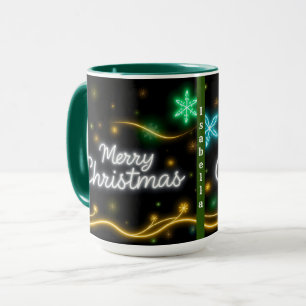 Christmas Popular Neon Holiday Collection Mug