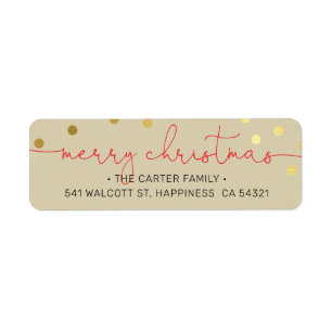 CHRISTMAS POST modern calligraphy merry christmas