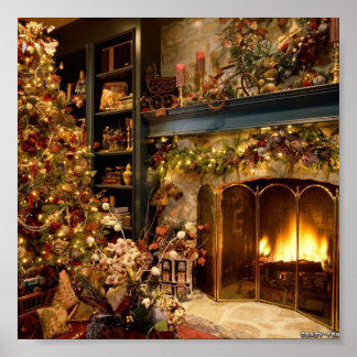 christmas post poster