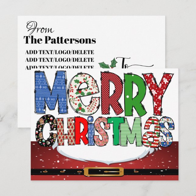 Christmas Postcard (Front/Back)