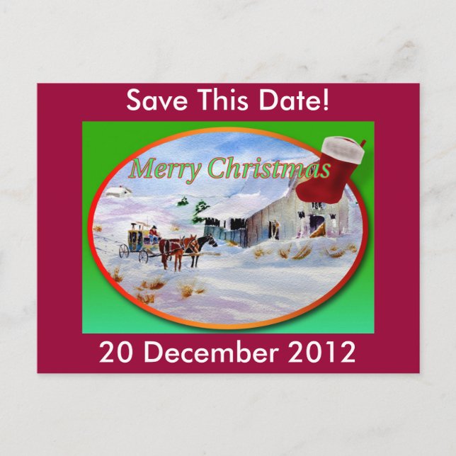 Christmas  Postcard (Front)