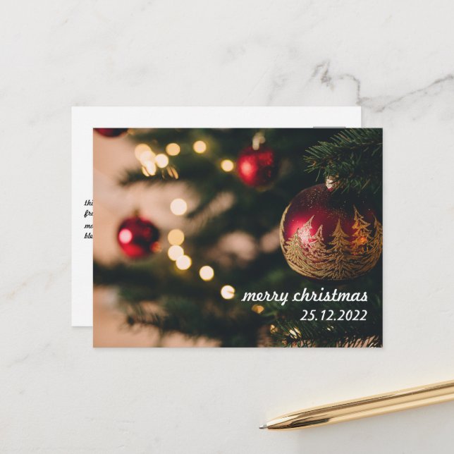 Christmas Postcard (Front/Back In Situ)