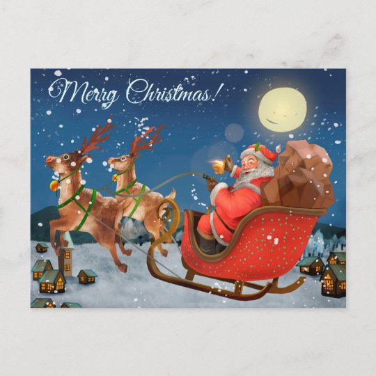 Christmas Postcard | Zazzle.co.uk