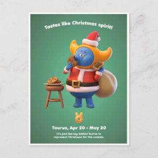 Christmas Postcard for Taurus