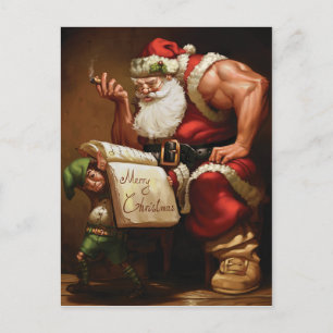 Christmas Postcard - Gym Motivation