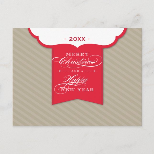 CHRISTMAS POSTCARD :: lapel 3L (Front)