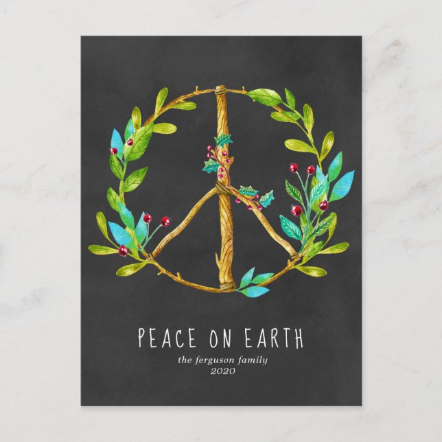 Christmas Postcard | Peace on Earth (Front)