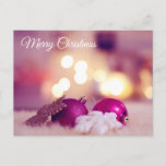 Christmas Postcard Rosa amor de Amigo<br><div class="desc">Christmas Postcard Rosa amor de Amigo</div>