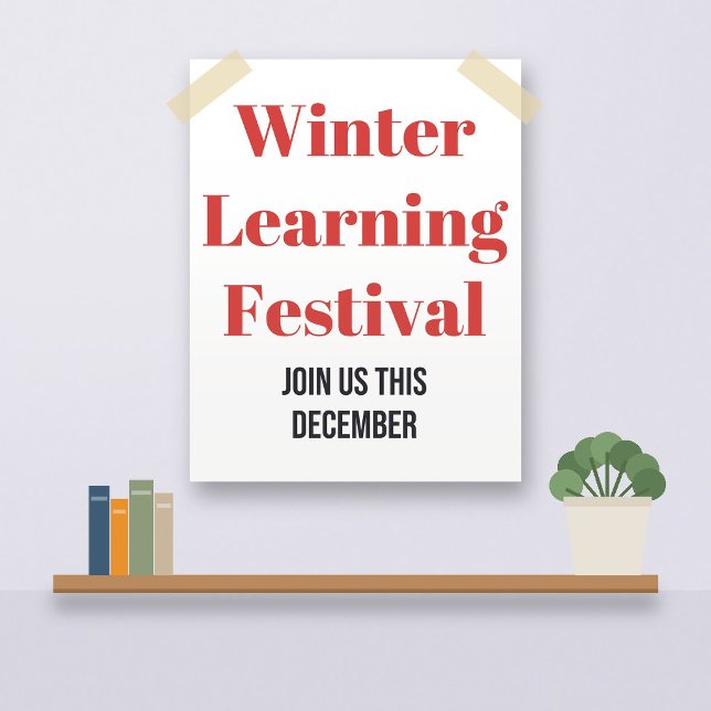 Christmas Poster for School, Winter Learning (Creator Uploaded)