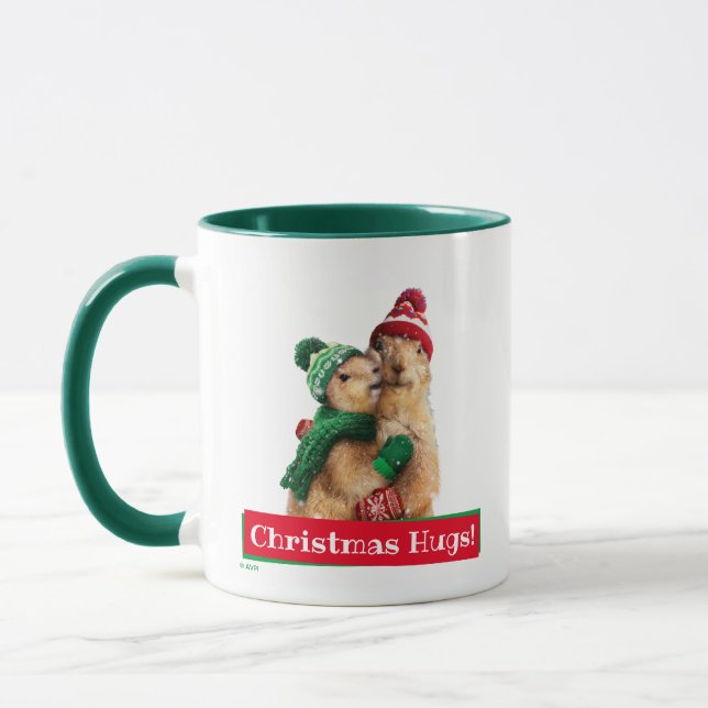 Christmas Prairie Dogs Mug (Left)