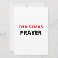 CHRISTMAS PRAYER
