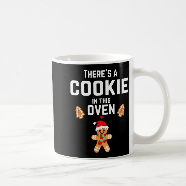 Christmas Pregnancy Announcemen Mommy Mom To Be  Coffee Mug (Right)