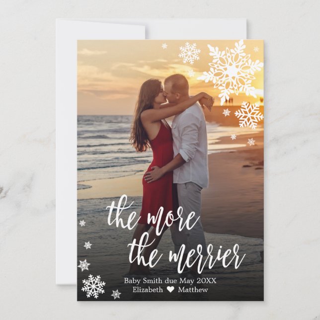 Christmas Pregnancy Announcement Cards (Front)