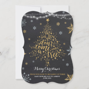 Christmas Pregnancy Announcement Christmas Baby