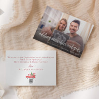 Christmas Pregnancy Announcement Holiday Card