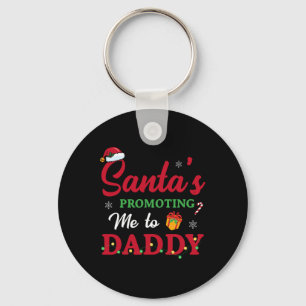 Christmas Pregnancy Announcement New Dad Mum Gift Key Ring