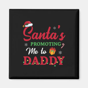 Christmas Pregnancy Announcement New Dad Mum Gift  Magnet
