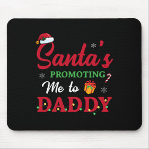 Christmas Pregnancy Announcement New Dad Mum Gift Mouse Mat