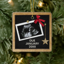 Christmas Pregnancy Announcement Peg Letter Board