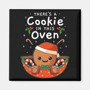 Christmas Pregnancy Gingerbread Man Baby Cookie In Magnet