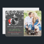 Christmas pregnancy ultrasound announcement Joy<br><div class="desc">♥ An adorable way to announce your pregnancy! You can add your own ultrasound and move the santa hat to the right position by clicking the "customise it" button.</div>