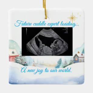 Christmas Pregnancy Ultrasound Ornament