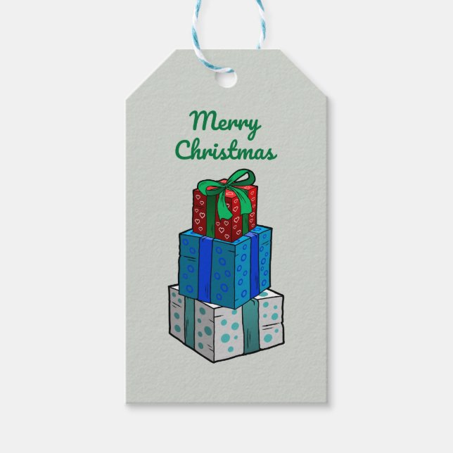 Christmas Prensents Gift Tag (Front)