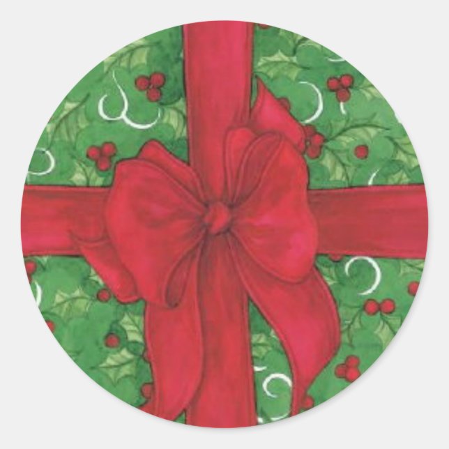 Christmas Present Sticker (Front)
