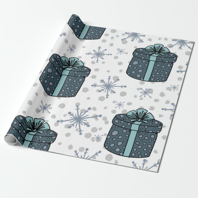 Christmas Present Wrapping Paper (Unrolled)