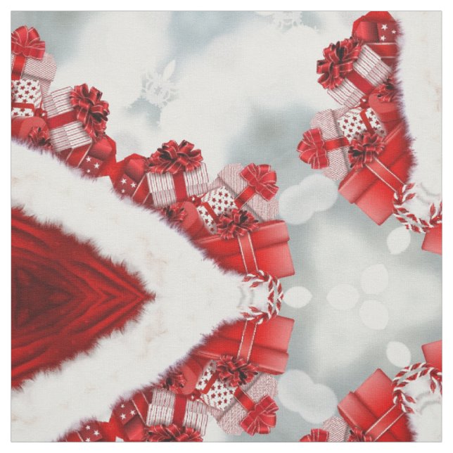 christmas presents kaleidoscope fabric (Swatch)