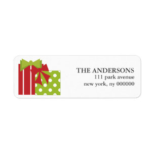 Christmas Presents Labels