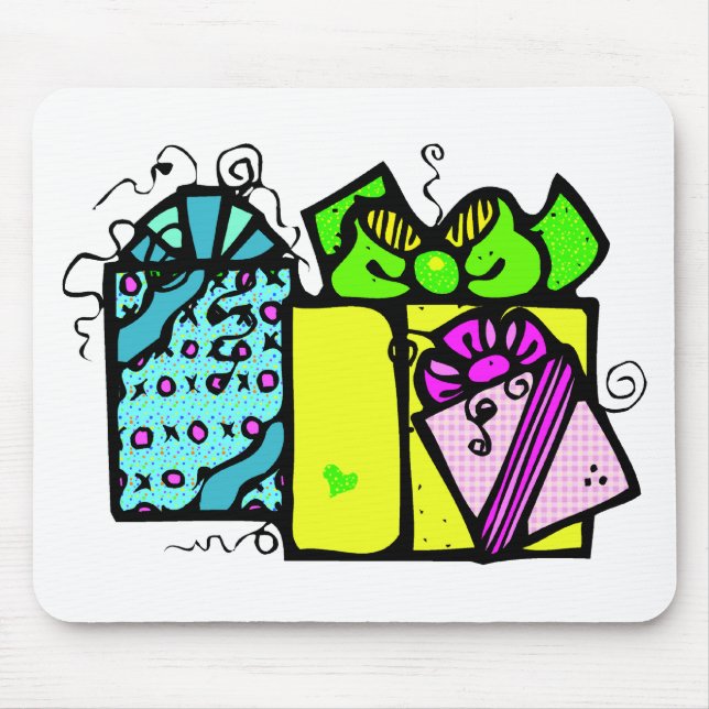 Christmas Presents Mouse Mat (Front)