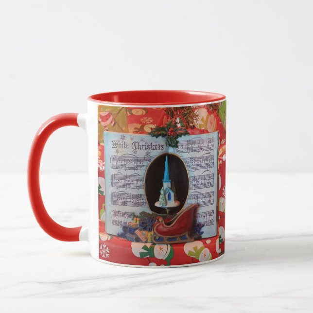 Christmas Presents Music Box MUG (Left)