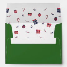 Christmas Presents Ornaments Pattern