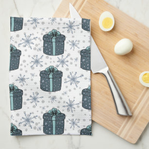 Christmas Presents Pattern  Tea Towel
