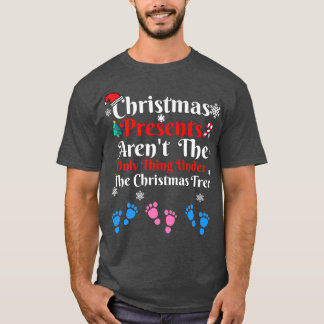 Christmas Presents Triplets Pregnancy Boys Xmas Ho T-Shirt