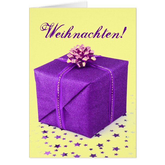 Christmas Presents Weihnachten Purple V (Front)