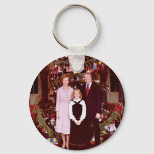 Christmas President James Jimmy Carter White House Key Ring