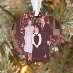 Christmas President James Jimmy Carter White House Ornament